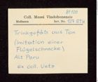Etikett zu Trinkgefäß (NHMW-ZOO-MO-0081100-ETH-127)